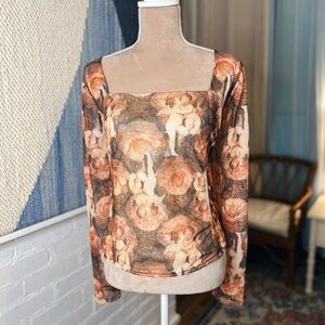 Jolie & Joy Renaissance Cherub Corset Style Blouse